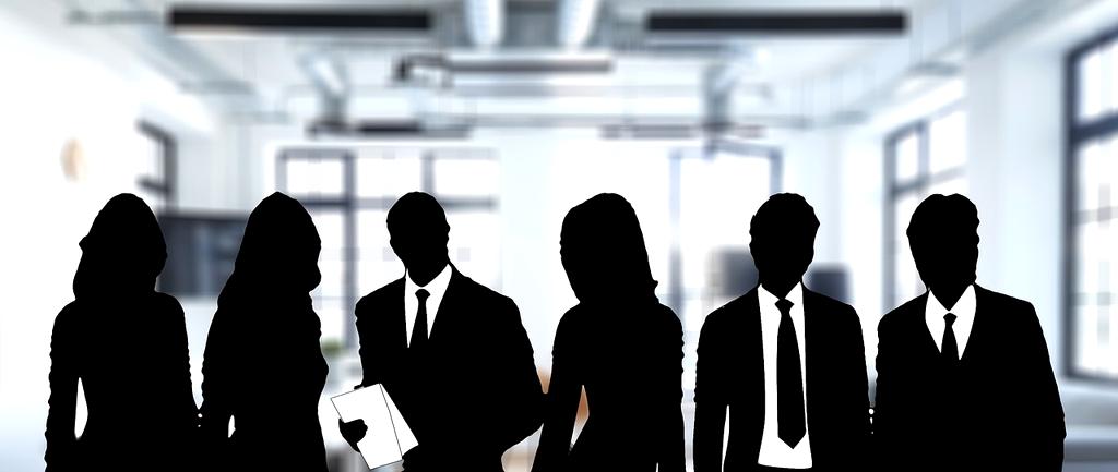 Team collaborating in a modern office space